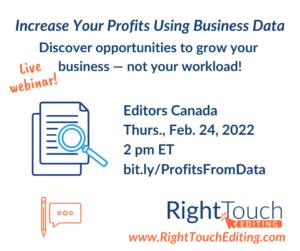 Increase Your Profits Using Business Data: Discover opportunities to grow your business--not your workload! bit.ly/ProfitsFromData